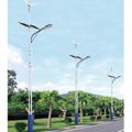 双杆单臂LED风光互补太阳能路灯
