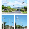 单臂风光互补LED太阳能路灯